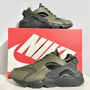 Nike Air Huarache “Cargo Khaki Black” Men’s Size 11 Cushioned Lifestyle Sneakers
